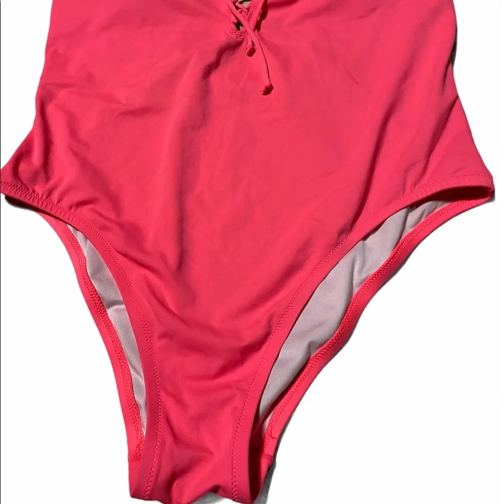 Victoria’s Secret Pink Neon Pink Swimsuit Onepiece
